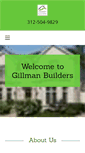 Mobile Screenshot of gillmanbuilders.com